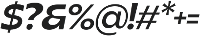Realist Clostan Medium Italic otf (500) Font OTHER CHARS
