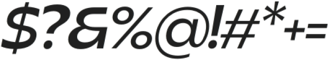 RealistClostan-Italic otf (400) Font OTHER CHARS