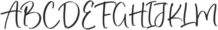 Realistic Feather otf (400) Font UPPERCASE