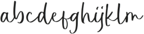 Realistic Feather otf (400) Font LOWERCASE