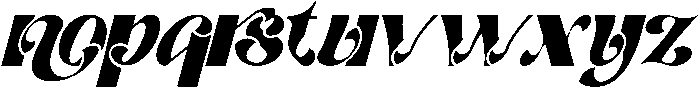 Realities Endlessly Italic otf (400) Font LOWERCASE
