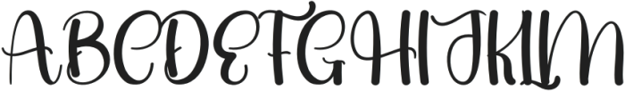 Really Belive Regular otf (400) Font UPPERCASE