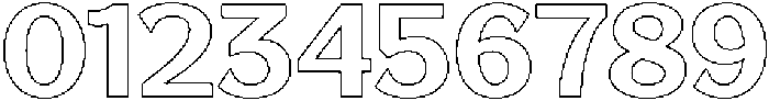 Reang Lanira Bold Outline otf (700) Font OTHER CHARS