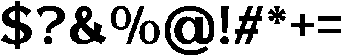 Reang Lanira Bold otf (700) Font OTHER CHARS