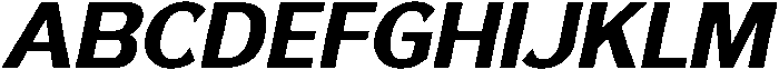 Reang Lanira Extra Bold Italic otf (700) Font UPPERCASE
