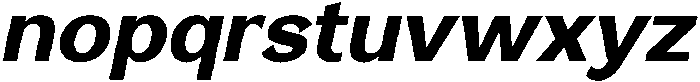Reang Lanira Extra Bold Italic otf (700) Font LOWERCASE
