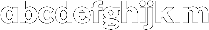 Reang Lanira ExtraBold Outline otf (700) FONT