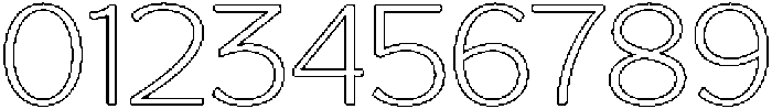 Reang Lanira ExtraLight Outline otf (200) Font OTHER CHARS