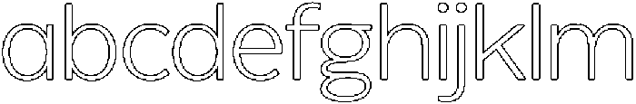 Reang Lanira ExtraLight Outline otf (200) FONT