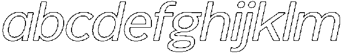 Reang Lanira Italic Outline otf (400) FONT