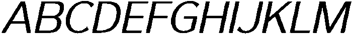 Reang Lanira Italic otf (400) Font UPPERCASE