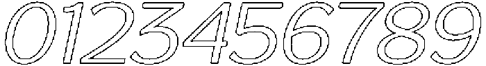 Reang Lanira Light Italic Outline otf (300) Font OTHER CHARS