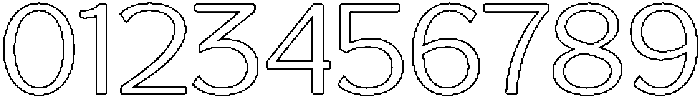 Reang Lanira Light Outline otf (300) Font OTHER CHARS