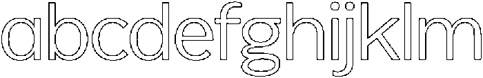 Reang Lanira Light Outline otf (300) FONT