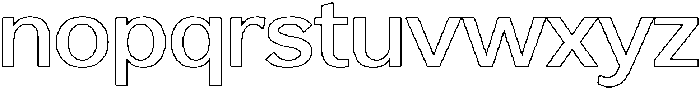 Reang Lanira Medium Outline otf (500) Font LOWERCASE