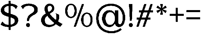 Reang Lanira Medium otf (500) Font OTHER CHARS