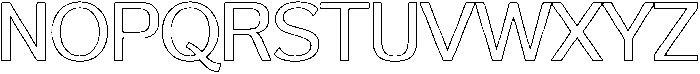 Reang Lanira Outline otf (400) Font UPPERCASE