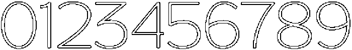 Reang Lanira Thin Outline otf (100) Font OTHER CHARS