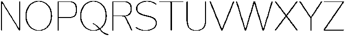 Reang Lanira Thin otf (100) Font UPPERCASE