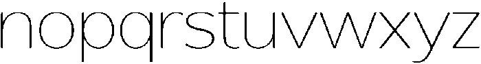Reang Lanira Thin otf (100) Font LOWERCASE