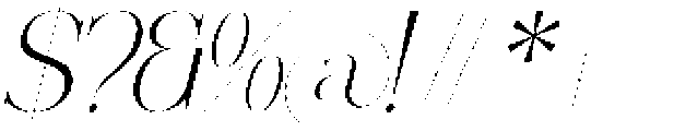 Reaons Italic otf (400) Font OTHER CHARS