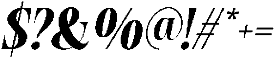 Reaven Italic otf (400) Font OTHER CHARS