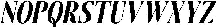 Reaven Italic otf (400) Font UPPERCASE