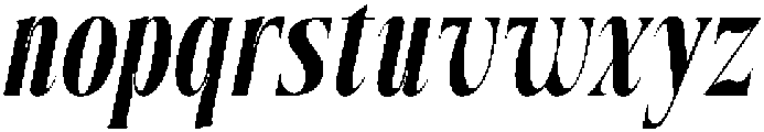 Reaven Italic otf (400) Font LOWERCASE