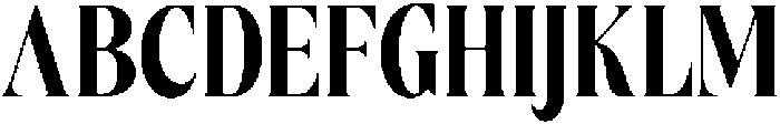 Reaven Regular otf (400) Font UPPERCASE