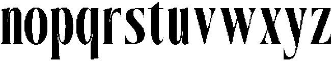 Reaven Regular otf (400) Font LOWERCASE