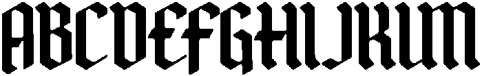 RebelRune otf (400) Font UPPERCASE