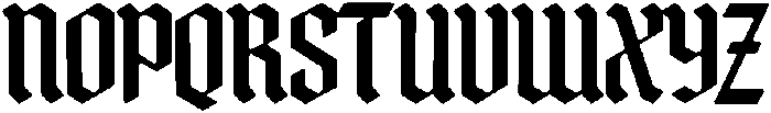 RebelRune otf (400) Font UPPERCASE
