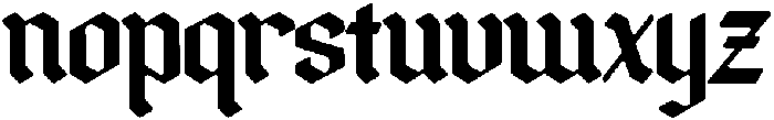 RebelRune otf (400) Font LOWERCASE