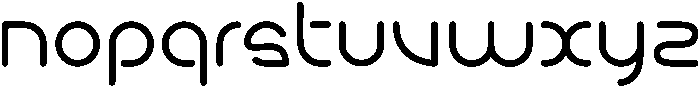 Rebelion otf (400) Font LOWERCASE