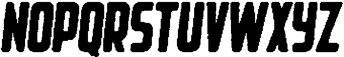 Rebellion Angular Italic otf (400) Font UPPERCASE