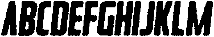 Rebellion Eroded Italic otf (400) Font UPPERCASE