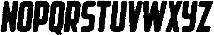 Rebellion Eroded Italic otf (400) Font LOWERCASE