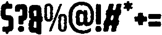 Rebellion Eroded otf (400) Font OTHER CHARS