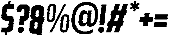 Rebellion Inline Italic otf (400) Font OTHER CHARS