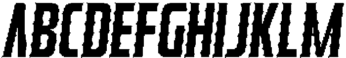 Rebellion Rimmed Italic otf (400) Font UPPERCASE