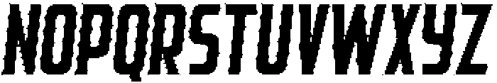 Rebellion Rimmed Italic otf (400) Font LOWERCASE