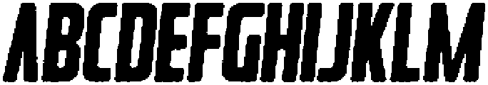 Rebellion Rough Italic otf (400) Font UPPERCASE