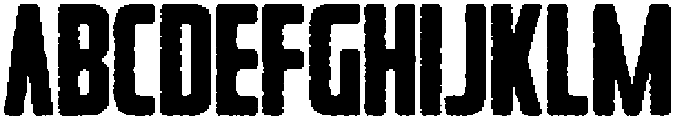 Rebellion Rough otf (400) Font UPPERCASE