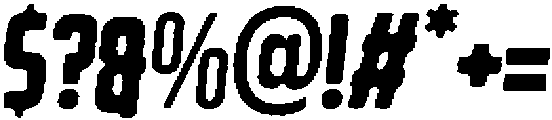 Rebellion Rounded Angular Italic otf (400) Font OTHER CHARS