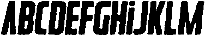 Rebellion Rounded Eroded Italic otf (400) FONT