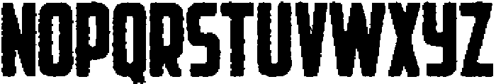 Rebellion Rounded Eroded otf (400) Font UPPERCASE