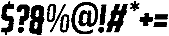 Rebellion Rounded Inline Italic otf (400) Font OTHER CHARS