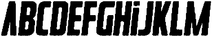 Rebellion Rounded Noise Italic otf (400) FONT