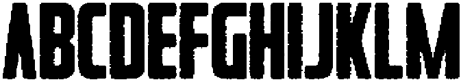 Rebellion Rounded Noise otf (400) Font UPPERCASE