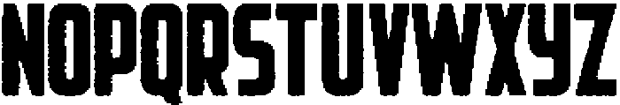 Rebellion Rounded Noise otf (400) Font UPPERCASE